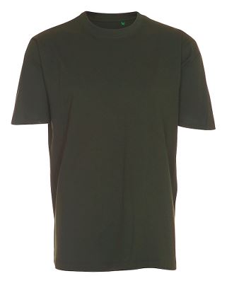 T-shirt, classic, bottle green, XS