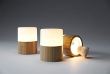 Duni LED lampe, Bright Bamboo Natur, 105x75mm