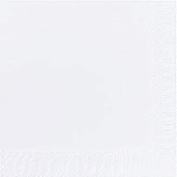 Duni Servietter, 2-lags, hvid, 24x24cm