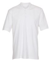 Polo-shirt, classic, hvid, L