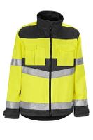 Worksafe® jakke, kort, Hi-Vis gul/grå, 3XL