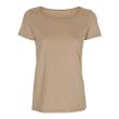T-shirt, dame, classic, sand , S
