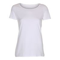 T-shirt, dame, classic, hvid , 3XL