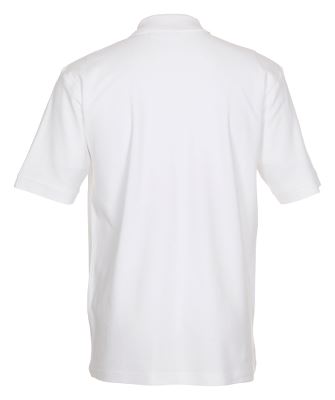 Polo-shirt, classic, hvid, M