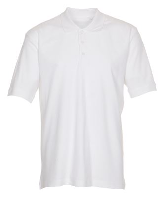 Polo-shirt, classic, hvid, 3XL