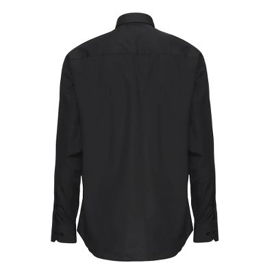 Bosweel Herre skjorte, sort, modern, 46, 2XL