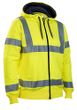 Worksafe® hættetrøje, m/lynlås, Hi-Vis gul, XL