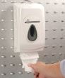 WeCare® Dispenser med låneaftale, toiletpapir i ark, twin, grå