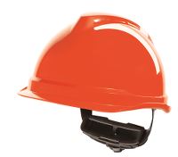 Sikkerhedshjelm MSA V-Gard 520, hi-vis orange