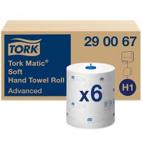 Tork Matic Soft Håndklæderulle H1,2-lags, 150m