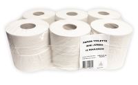 WeCare® Jumbo Toiletpapir, 2-lags, hvid, 160m, specielt hurtig opløselig