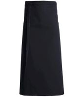 Tjener forklæde/forstykke, sort, 110x90cm