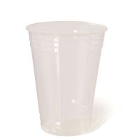 Plastglas 39 cl, PLA, klar, bionedbrydelig