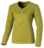 Worksafe® T-shirt, dame, lange ærmer, oliven, M