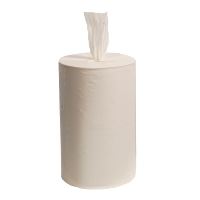 WeCare® Håndklæderulle u/hylse, 1-lags, natur,120m