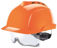 Sikkerhedshjelm ventileret MSA,V-Gard 930,orange