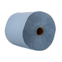 WeCare® Industrirulle, 2-lags, blå, standard, 300 m