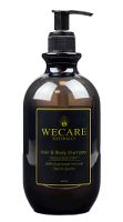 WeCare® Naturally Hair & Body Shampoo, Vanilla & Wheat Extract, svanemærket, 480 ml