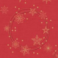 Duni Star Shine serviet, dunilin, rød, 40x40 cm