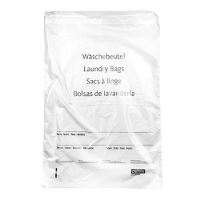 Vasketøjspose m/snørreluk, 35my, hvid