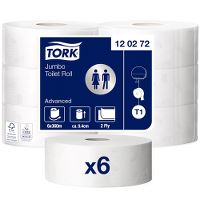 Tork Jumbo toiletpapir, T1, 2-lags, 360m, hvid