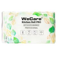 WeCare® Køkkenrulle pro, 2-lags, hvid, 20 m 204g