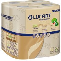 Toiletpapir Eco Natural 250, 2-lags, natur, 27,5m