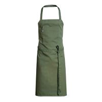 Smækforklæde med lomme, olivegrøn, 70x90cm