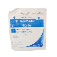 HandSafe steril handske nitril, pudderfri, blå 9/L