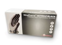 WeCare® Nitrile Black, engangshandske, sort, 9/L