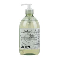 WeCare® Hand Disinfection Gel 80%, parfumefri, 500 ml m/pumpe