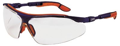 Uvex I-vo 9160.265, sikkerhedsbrille, blå/orange