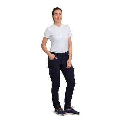 Stadsing Stretch Polo Lady, hvid, S