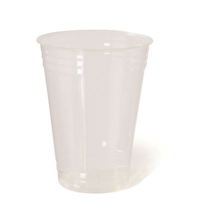 Plastglas 50cl, PLA, klar, bionedbrydelig
