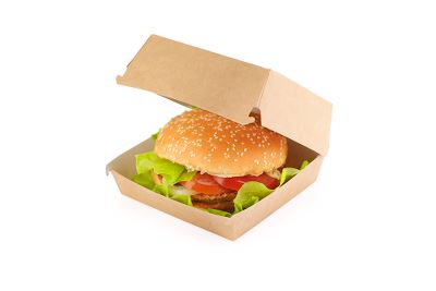 ECO Burger Box, M, 100/115X100/115X60 mm