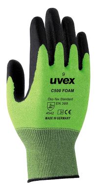 Uvex Skærhæmmende handske, uvex C500, foam,9