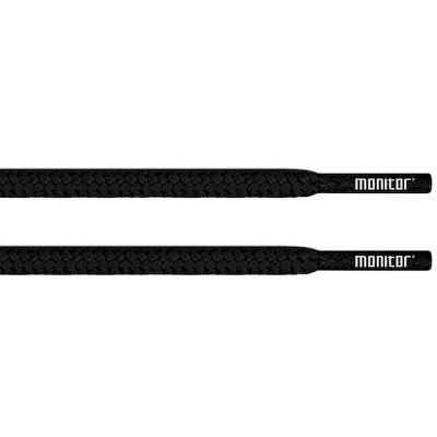 Mellemøsten George Bernard Stræbe Monitor snørebånd runde, sort, 80cm | Stadsing A/S