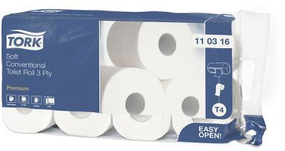 Tork Extra soft toiletpapir, T4, 29,5m, 3-lags