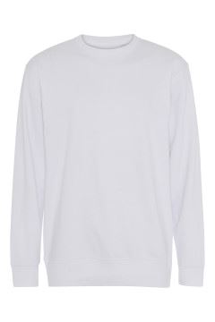 Sweatshirt, classic, hvid, L