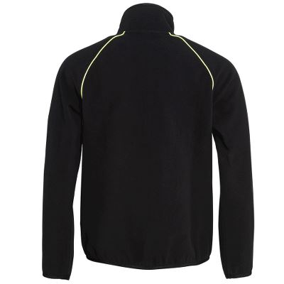Worksafe Fleece jakke, visibility, sort/gul, M
