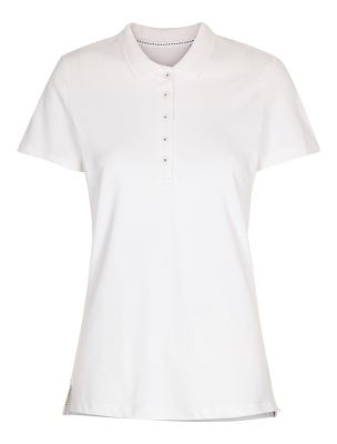 Stadsing Stretch Polo Lady, hvid, S
