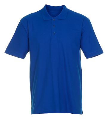 Polo-shirt, classic, swedish blue, L
