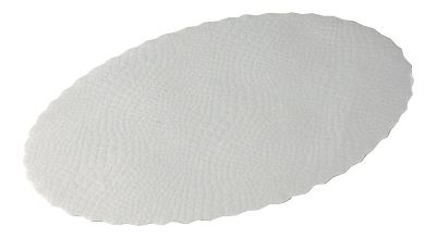 Fadpapir, ovalt, 22x32cm, præget