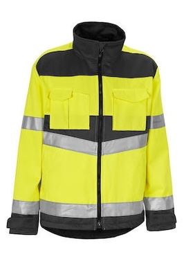 Worksafe® jakke, kort, Hi-Vis gul/grå, S