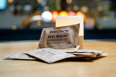 Wet Wipes, vådservietter, enkeltpakkede