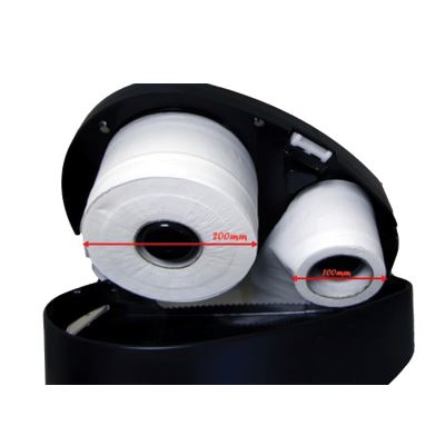 WeCare® Dispenser, stål m/låneaftale, toiletpapir