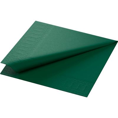 Duni Servietter, 3-lags, mørkegrøn, 33x33cm