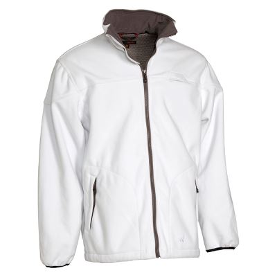 Worksafe Add Fleece jakke, hvid, XS